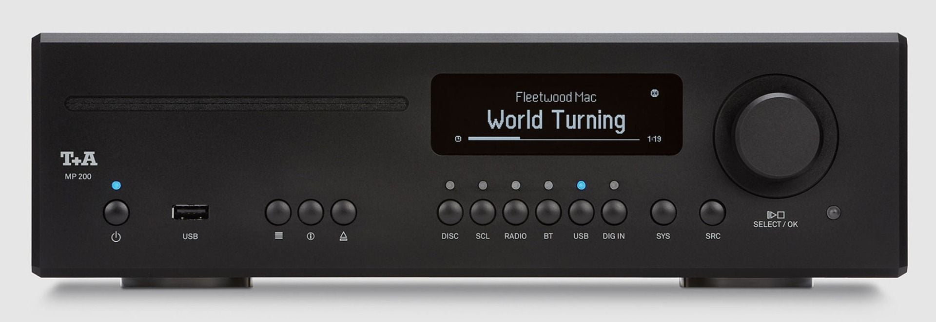 MP 200 Transporte de CD, con entradas digitales y streaming integrado | T+A