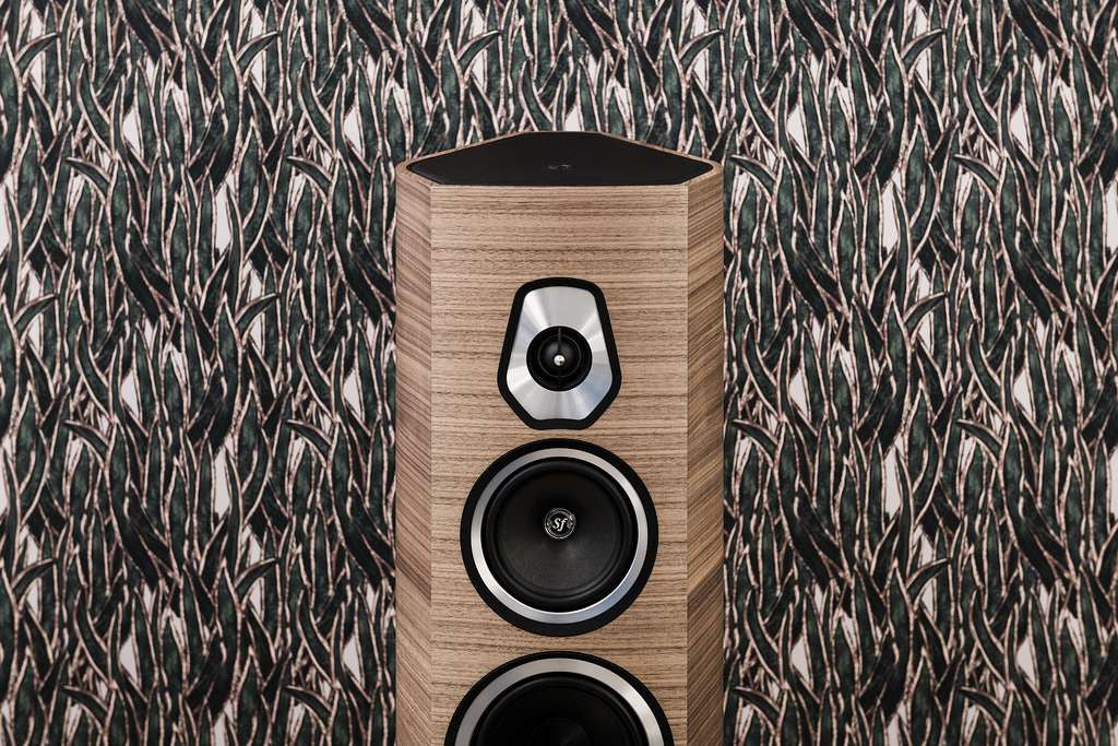 Sonetto V Par de torres de alta fidelidad hechas a mano en italia | Sonus Faber