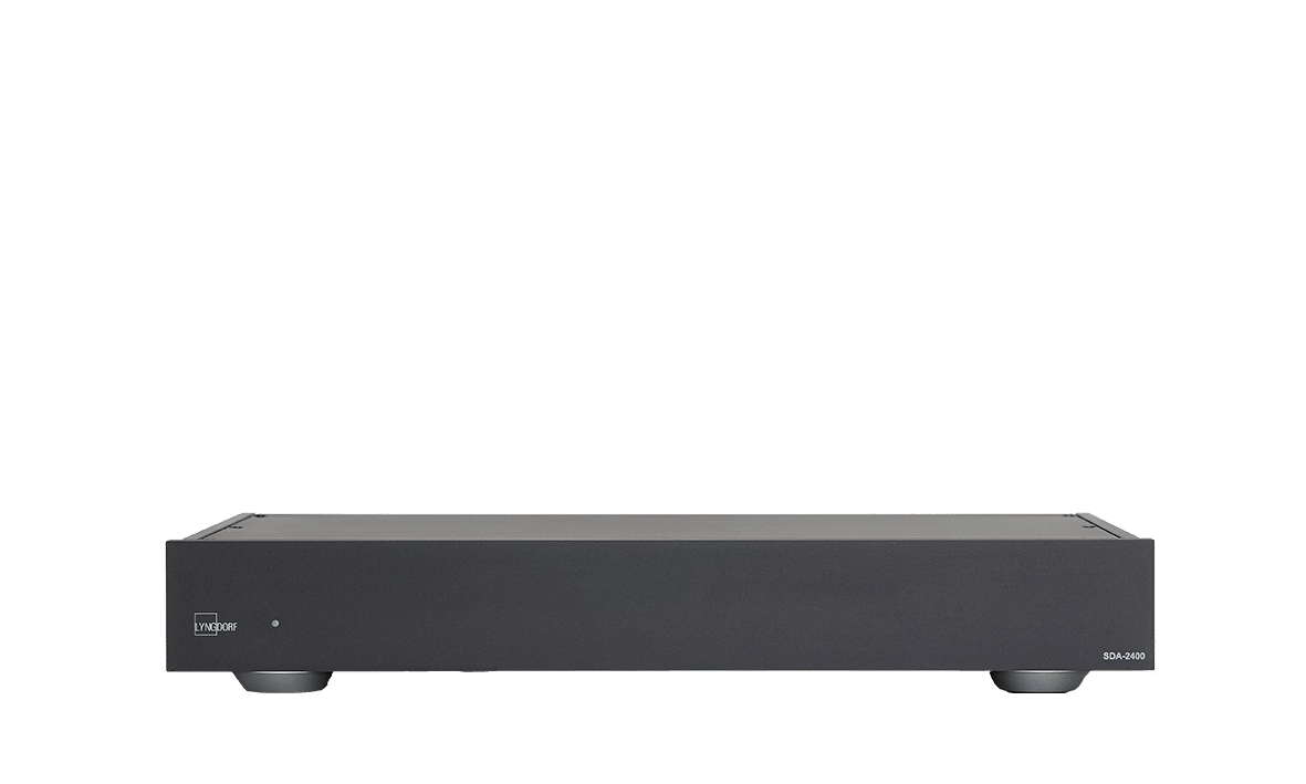 SDA 2400 Amplificador de potencia estéreo de alta fidelidad | Lyngdorf