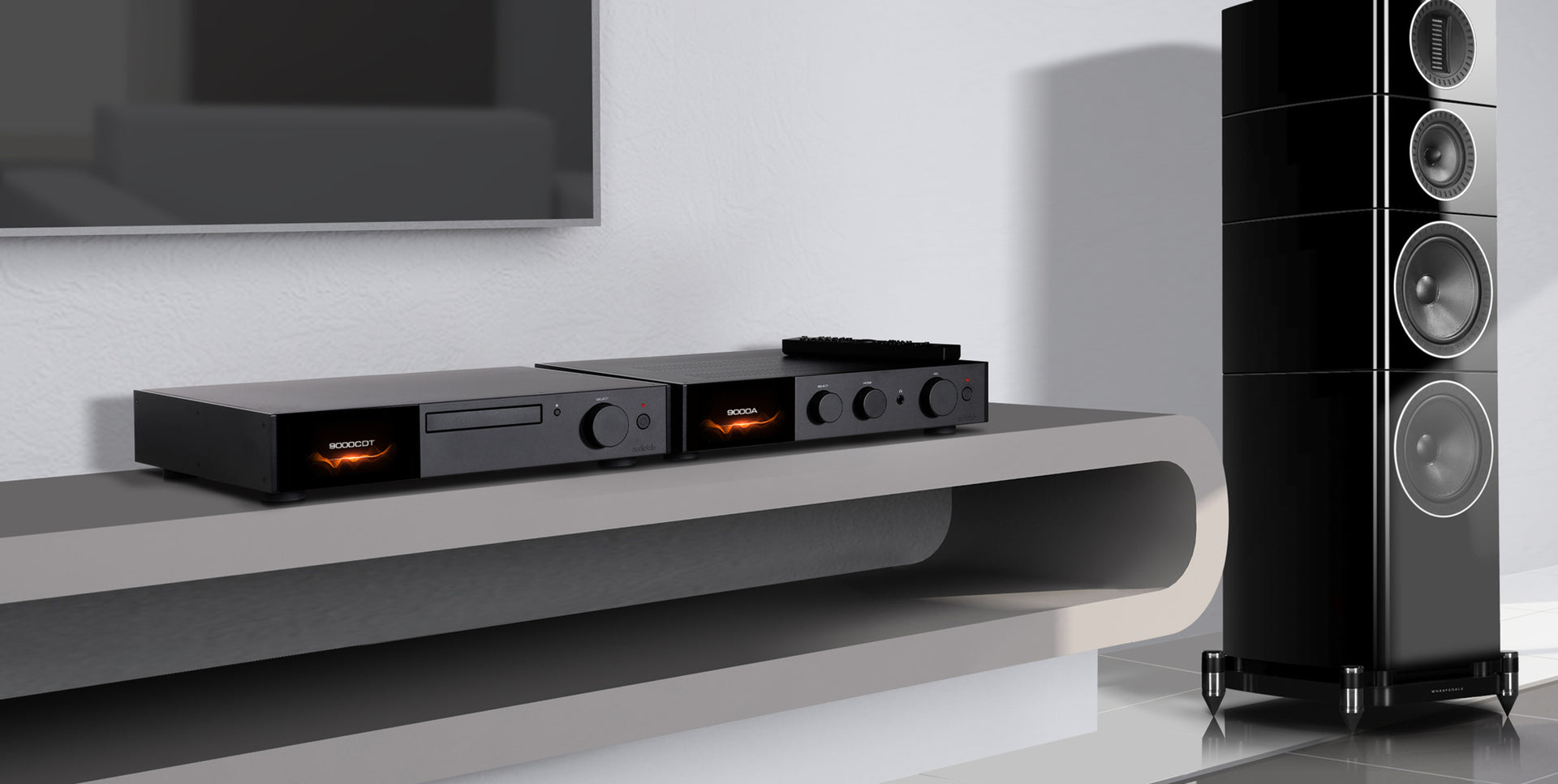 9000A Amplificador integrado de alto desempeño | Audiolab