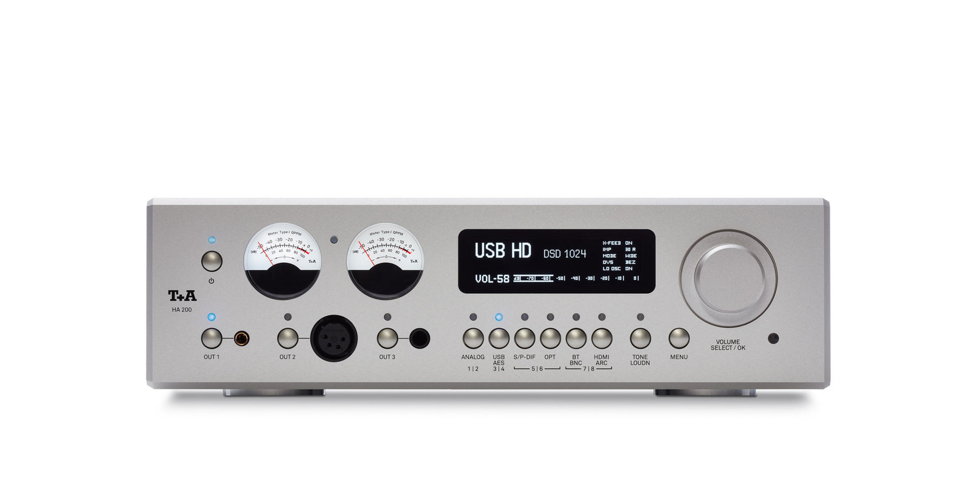 HA 200 Amplificador para audífonos con DAC | T+A
