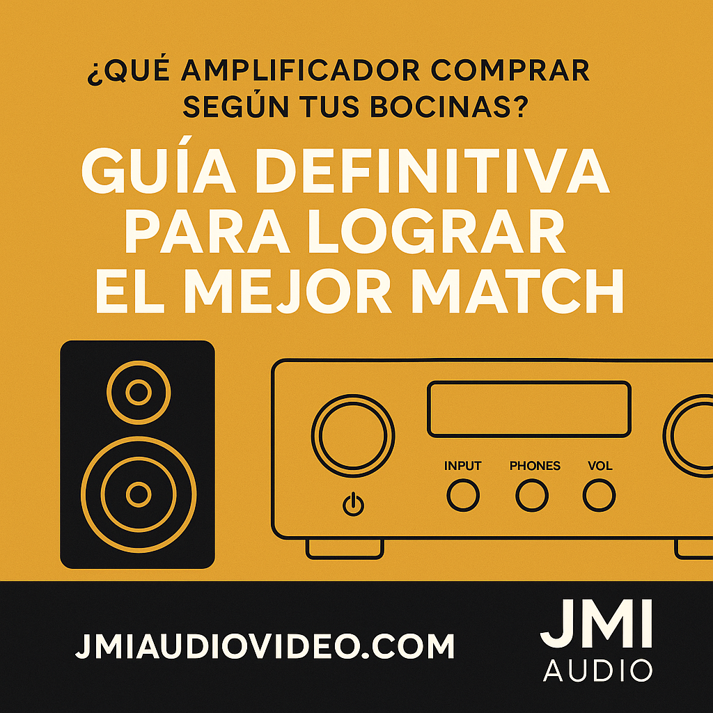 ¿Qué amplificador comprar según tus bocinas?