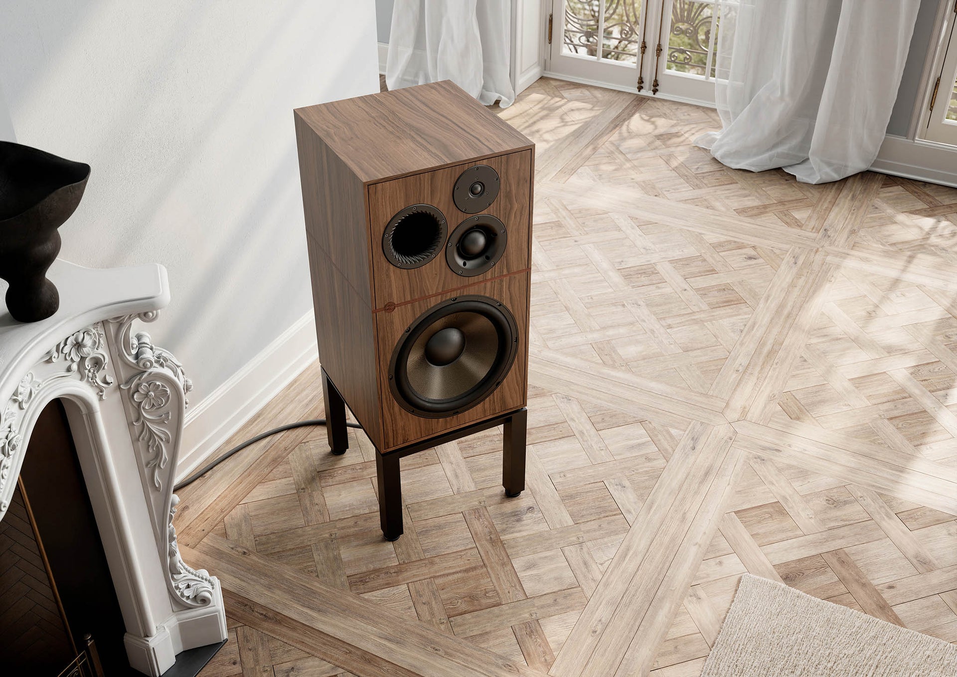 Revival Audio Atalante 7 Évo | Bocinas de Torre 3 Vías con Woofer BSC™ de 15” | Ingeniería Francesa de Referencia | JMI Audio