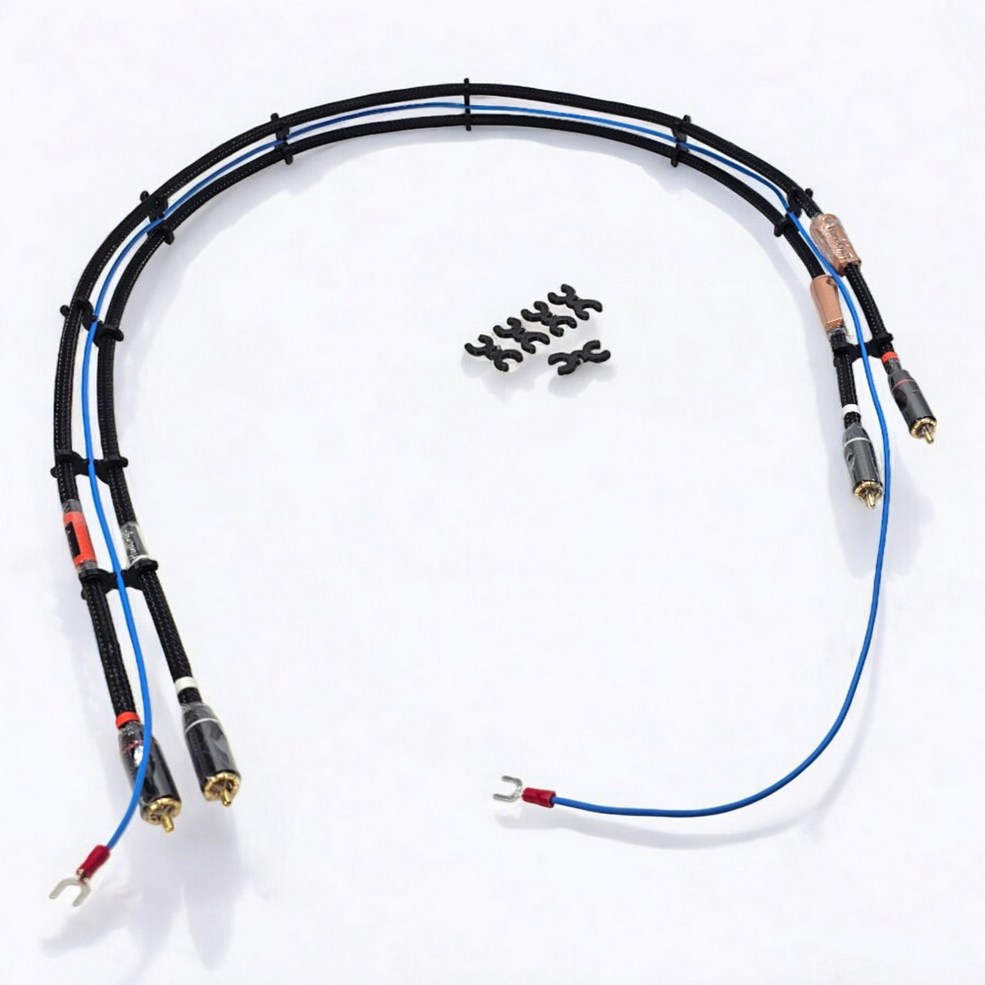 Handcraft RCA para Tornamesa con conexión a tierra | Interconexión dedicada para phono | Más limpieza, mejor aterrizaje y una conexión seria para tu tornamesa | JMI Audio