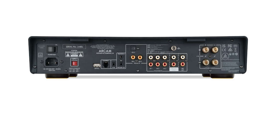 Arcam A5+ | Amplificador Integrado de la Línea Radia con Bluetooth aptX Lossless y DAC de Alta Precisión | Sonido Británico Refinado | JMI Audio