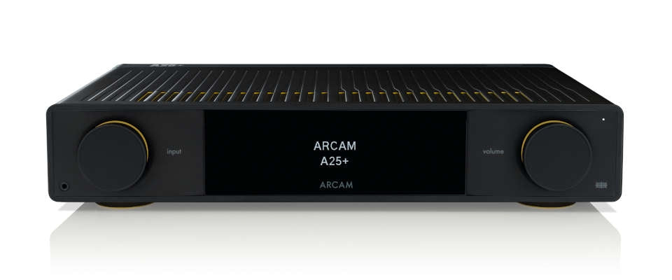 Arcam A25+ | Amplificador Integrado Clase G de 100 W por canal con HDMI eARC, Bluetooth 5.4, DAC ESS y Entrada USB‑C | Sonido Británico Premium para Música y Cine | JMI Audio
