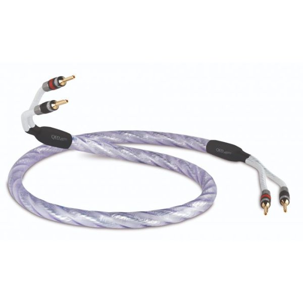 QED Genesis Pre-Term Cable (par) | Cable de bocina preterminado | Más control, más transparencia y una conexión seria para sistemas HiFi de alto nivel