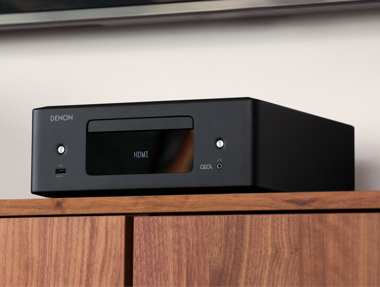 Denon CEOL N12 | Sistema HiFi Compacto con HEOS, HDMI ARC y Entrada Phono | Todo en Uno con Sonido Denon | JMI Audio