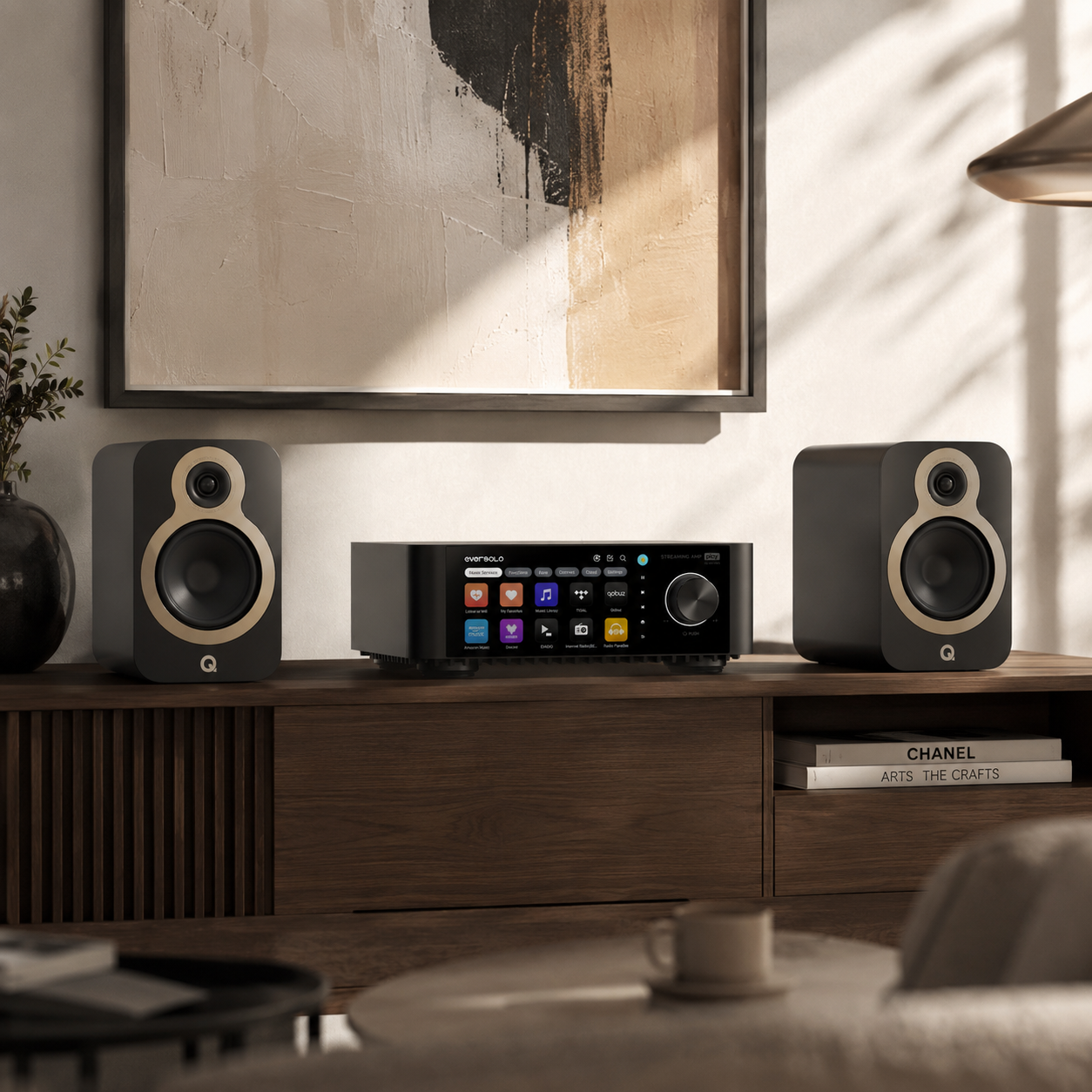 Eversolo Play CD Edition Streaming Amplifier | Amplificador con streaming y CD | Más practicidad, más control y una solución todo en uno para disfrutar música de verdad