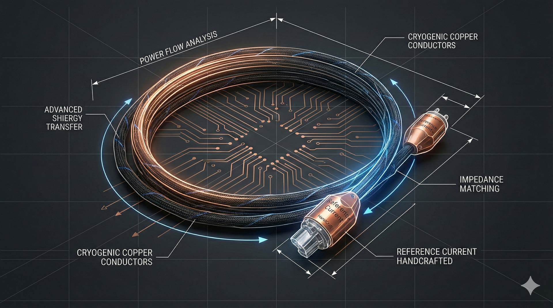 Handcraft Power Cord Standart Current | Cable de poder accesible | Más orden, mejor base y una entrada seria al mundo del cableado audiófilo | JMI Audio