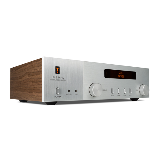 🔊 JBL SA550 Classic | Amplificador integrado Clase G con Bluetooth aptX Adaptive, DAC ESS y entrada phono MM | JMI Audio