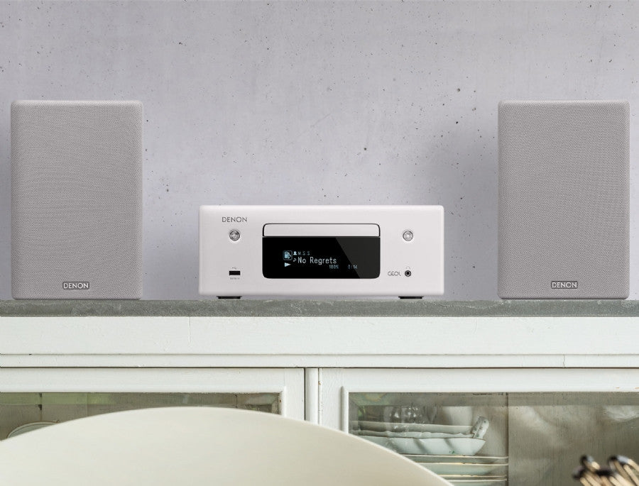 RCD-N10 Reproductor de CD Wi-Fi, Bluetooth, Heos integrado| DENON