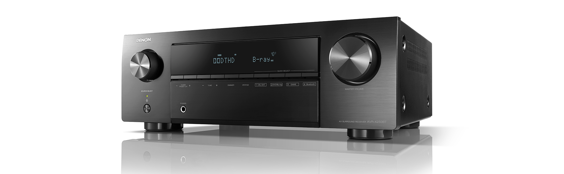 AVR-X250BT Receptor AV de 5.1 Canales para cine en casa | DENON
