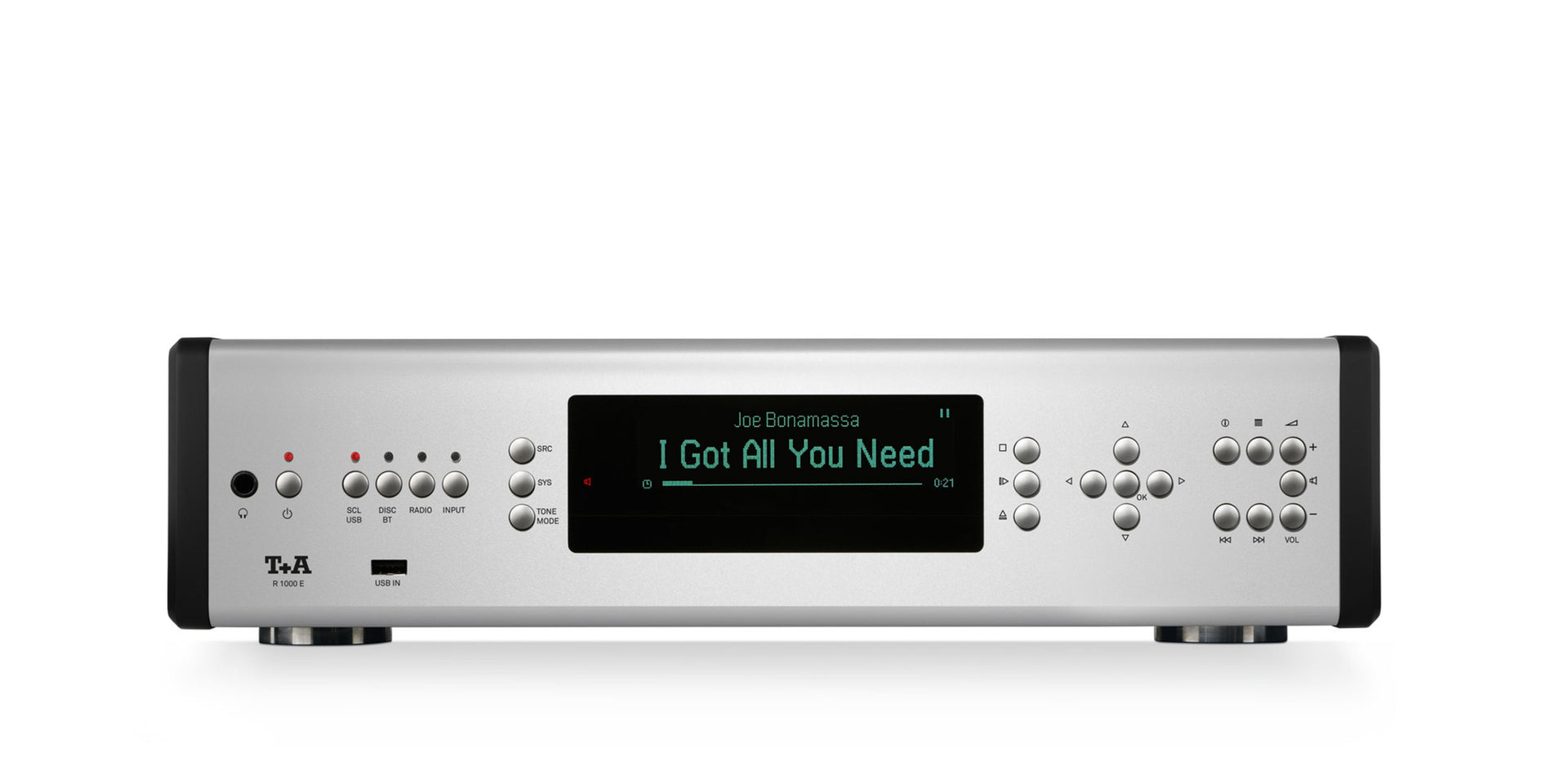 R 1000 E Amplificador integrado todo en uno, con lector de CD y DAC   | T+A