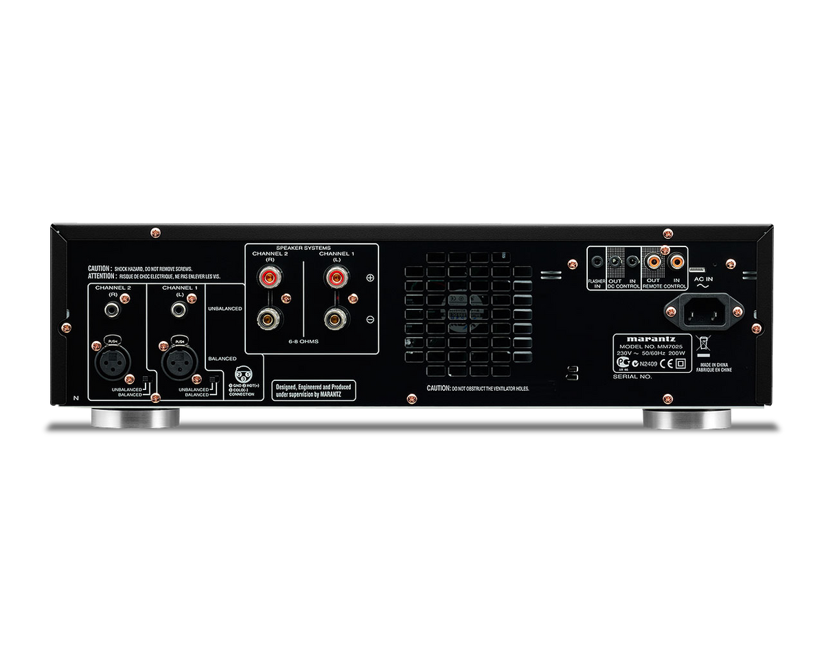 MM7025 Amplificador de poder estéreo para Hi-Fi o cine en casa | Marantz