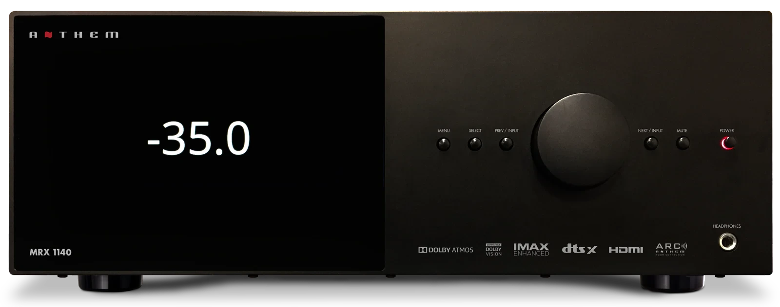 MRX 1140 8K Receptor AV de 15.2 Canales 140 W por canal  | Anthem