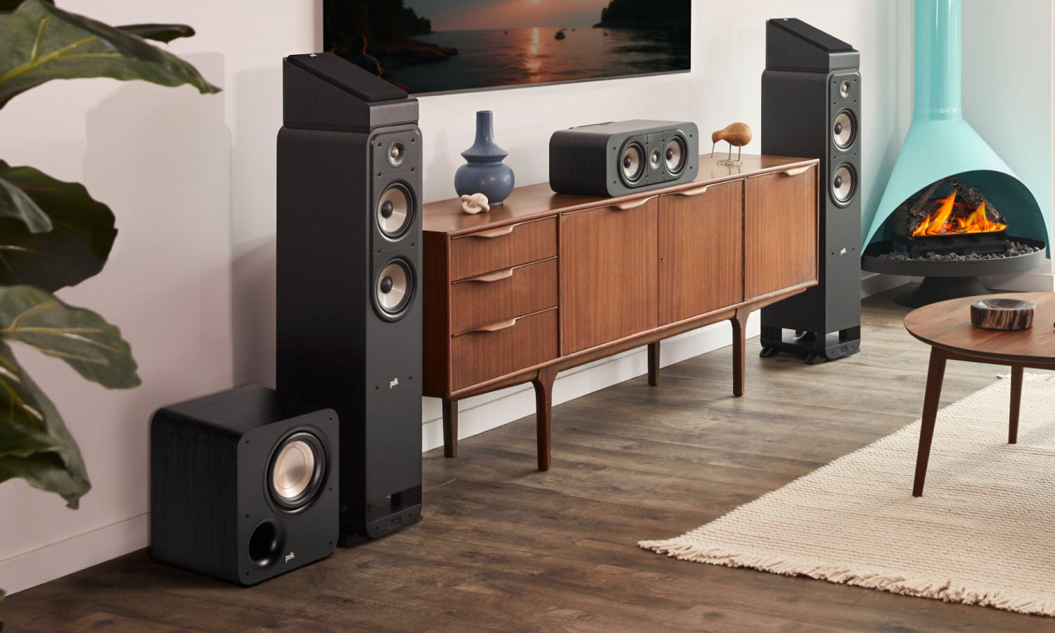 ES8 Subwoofer de 8" 100W ideal para cine en casa y musica | Polk Audio