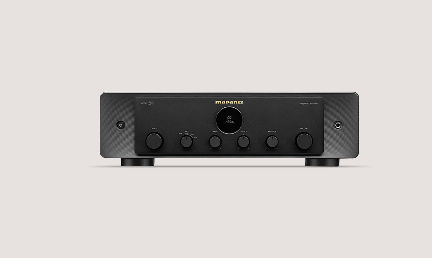 Marantz MODEL 30 | Amplificador Integrado 2×100 W (8 Ω) / 2×200 W (4 Ω), Etapa Clase AB/D, MM/MC Phono, Fidelidad Analógica Premium | JMI Audio
