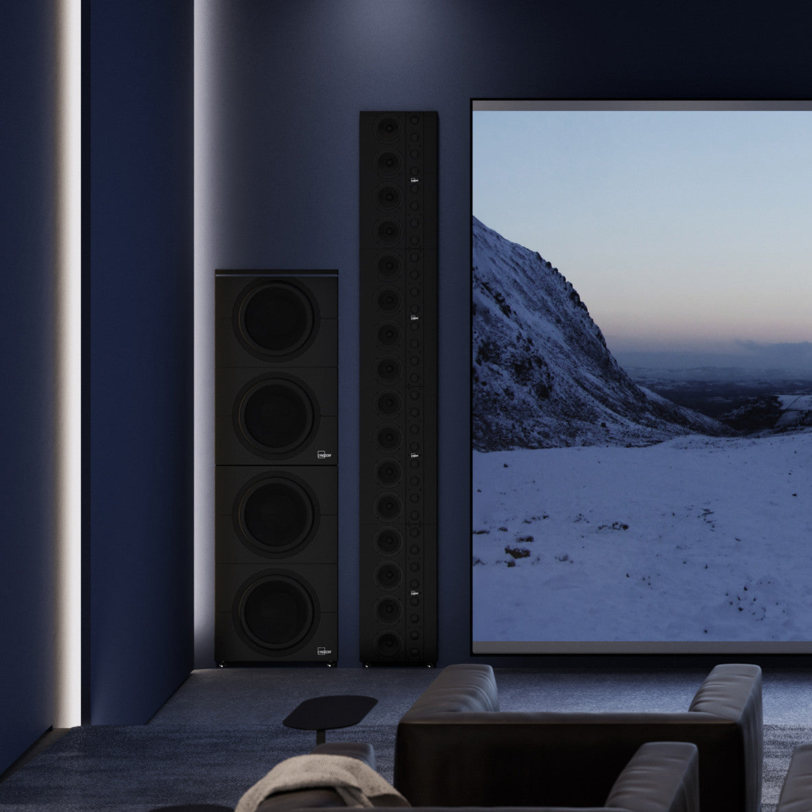 LS-1000 Bocina de pared para cine en casa | Lyngdorf