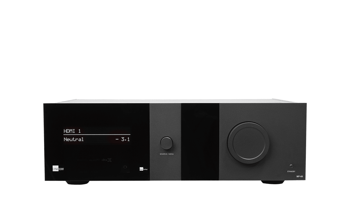 MP-60 2.1  Procesador AV incluye Dolby ATMOS, DTS:X, Pro y AURO 3D | Lyngdorf