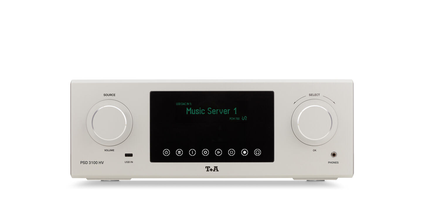 PSD 3100 HV Preamplificador de referencia con transmisión DAC | T+A