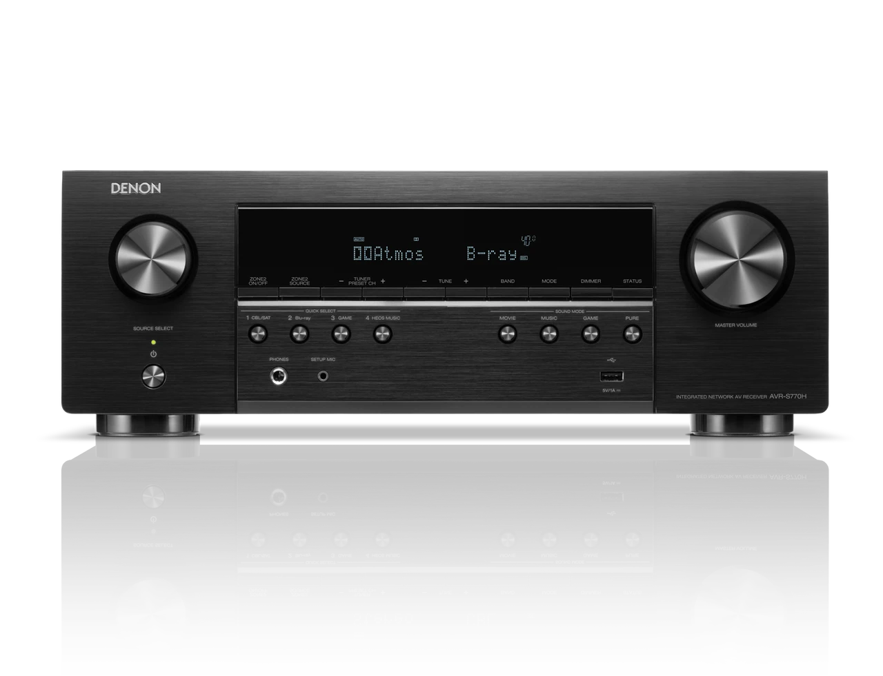 AVR-S770H Receptor de cine en casa 7.2 canales  | DENON