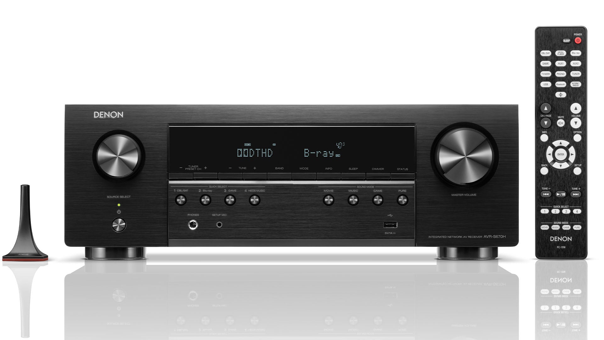 AVR-S670H Receptor AV 8K de 5.2 canales | DENON