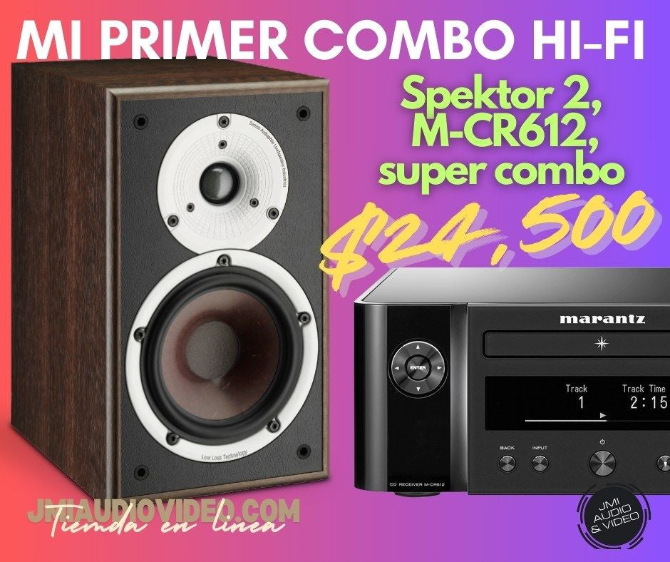 Super combo HI-FI M-CR612 Amplificador Marantz + Spektor 2 | Dali