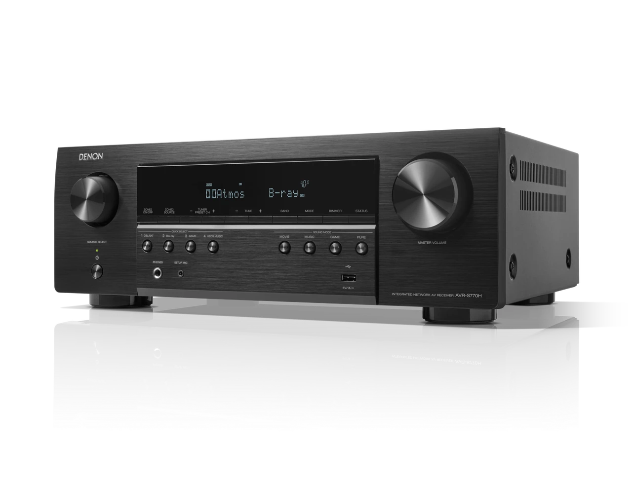 AVR-S770H Receptor de cine en casa 7.2 canales  | DENON