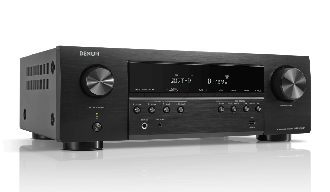 AVR-S570BT Receptor AV de 5.2 Canales 70W | DENON