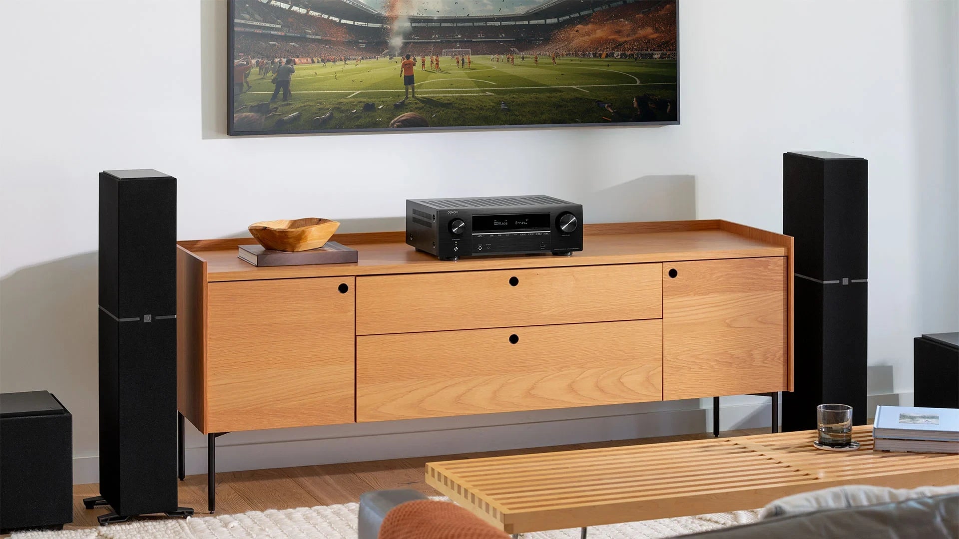 AVR-X1800H Receptor AV de 7.2 canales Wi-Fi®, Bluetooth®, Apple AirPlay  | DENON