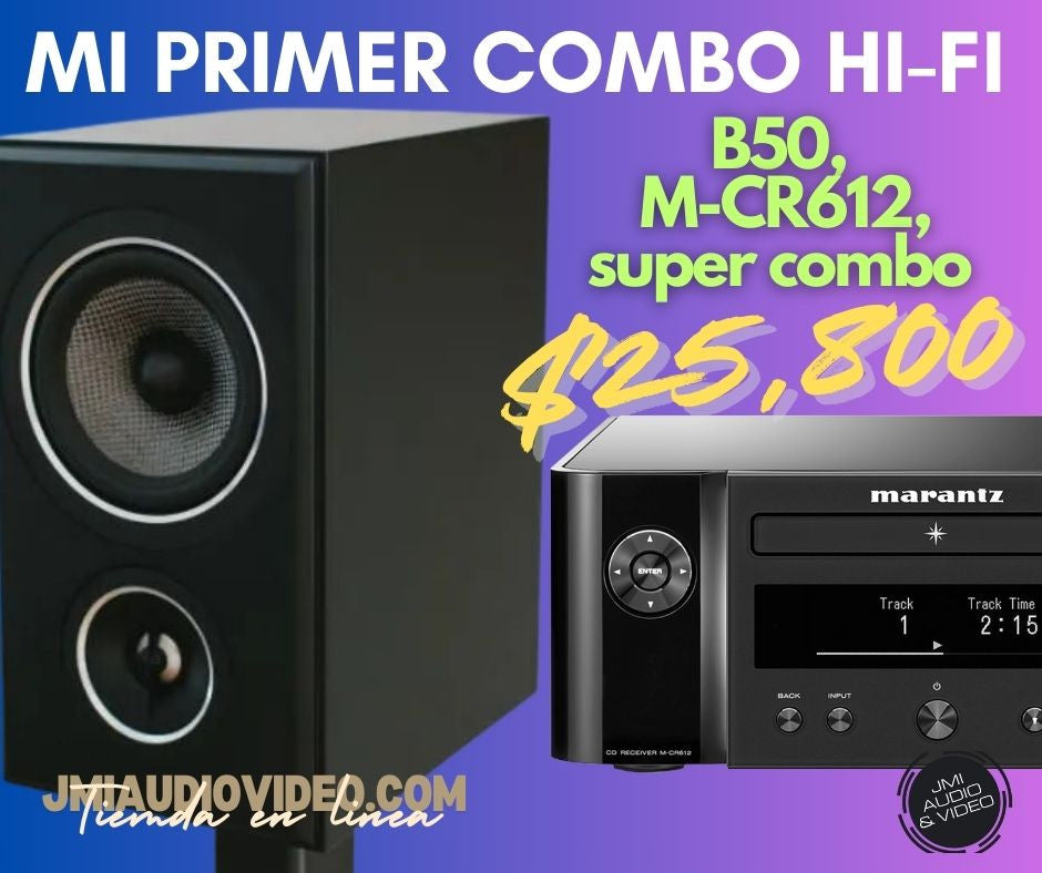 Combo Amplificador Marantz M-CR612 +Imagine B50 Par de bocinas | PSB Speakers
