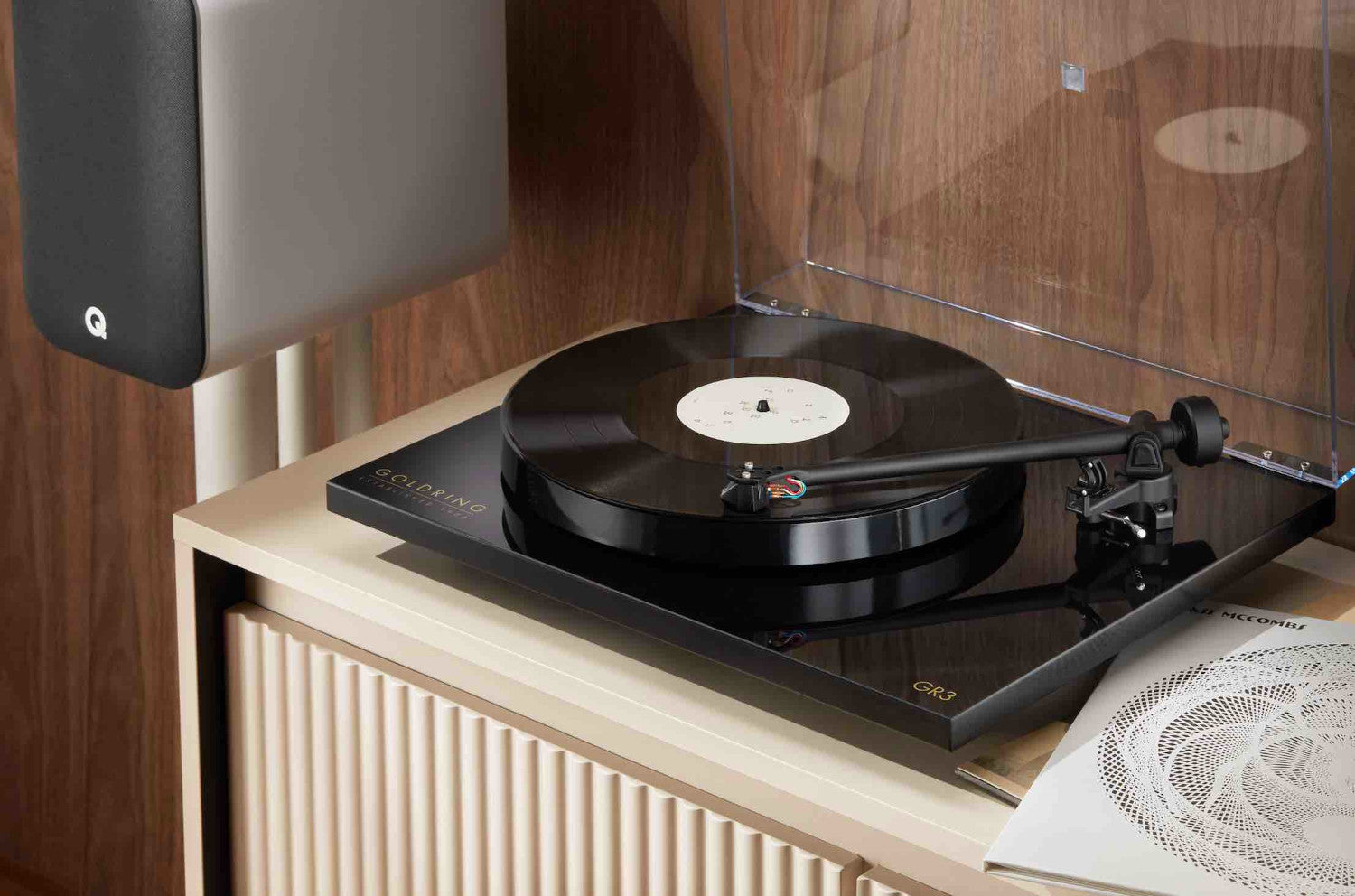 🔊 Goldring GR3 | Tornamesa HiFi belt-drive con cápsula Goldring E3, phono integrado y cables QED | JMI Audio