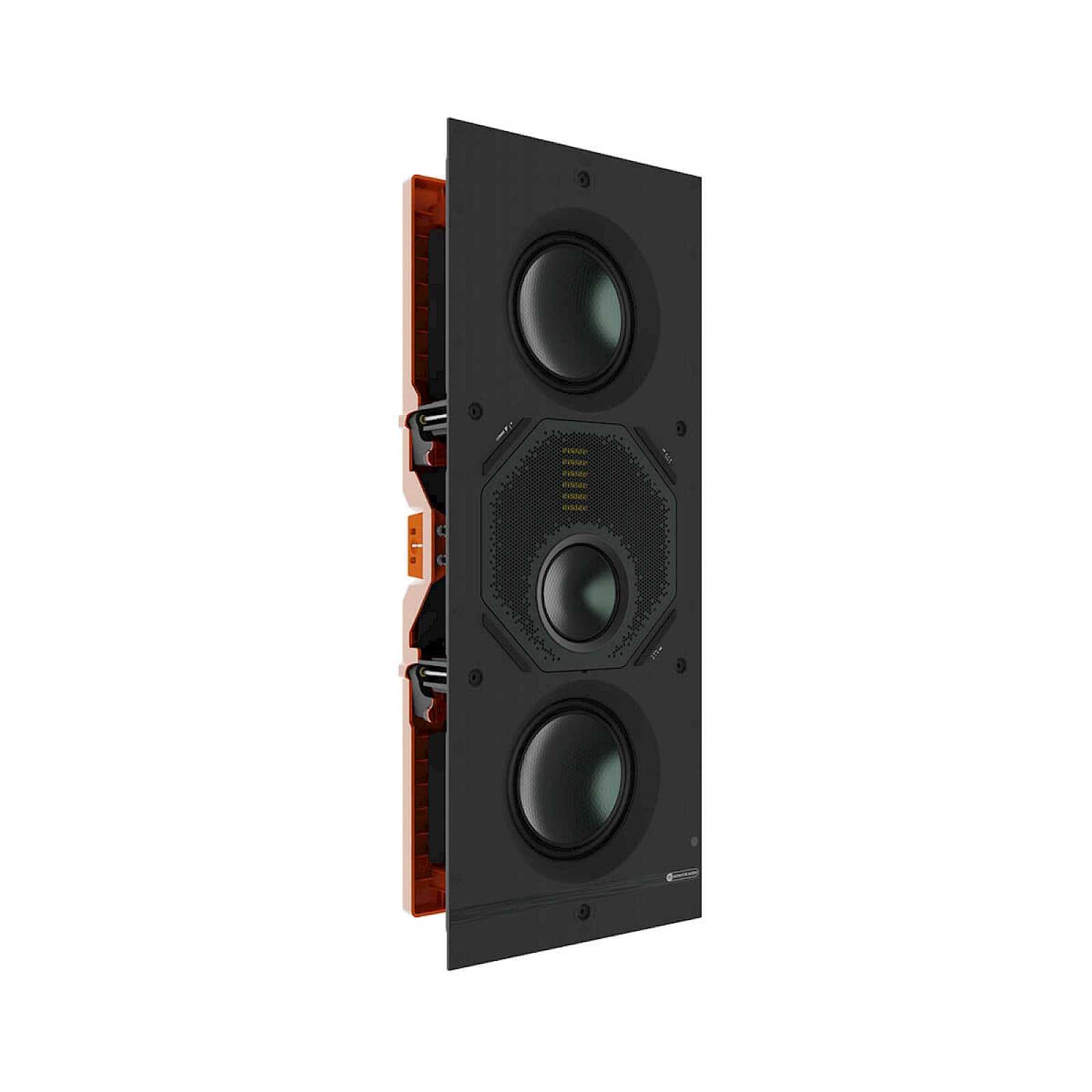 Monitor Audio W3M | Bocina empotrable en muro de 3 vías | Máximo detalle, más musicalidad y sonido arquitectónico premium | JMI Audio