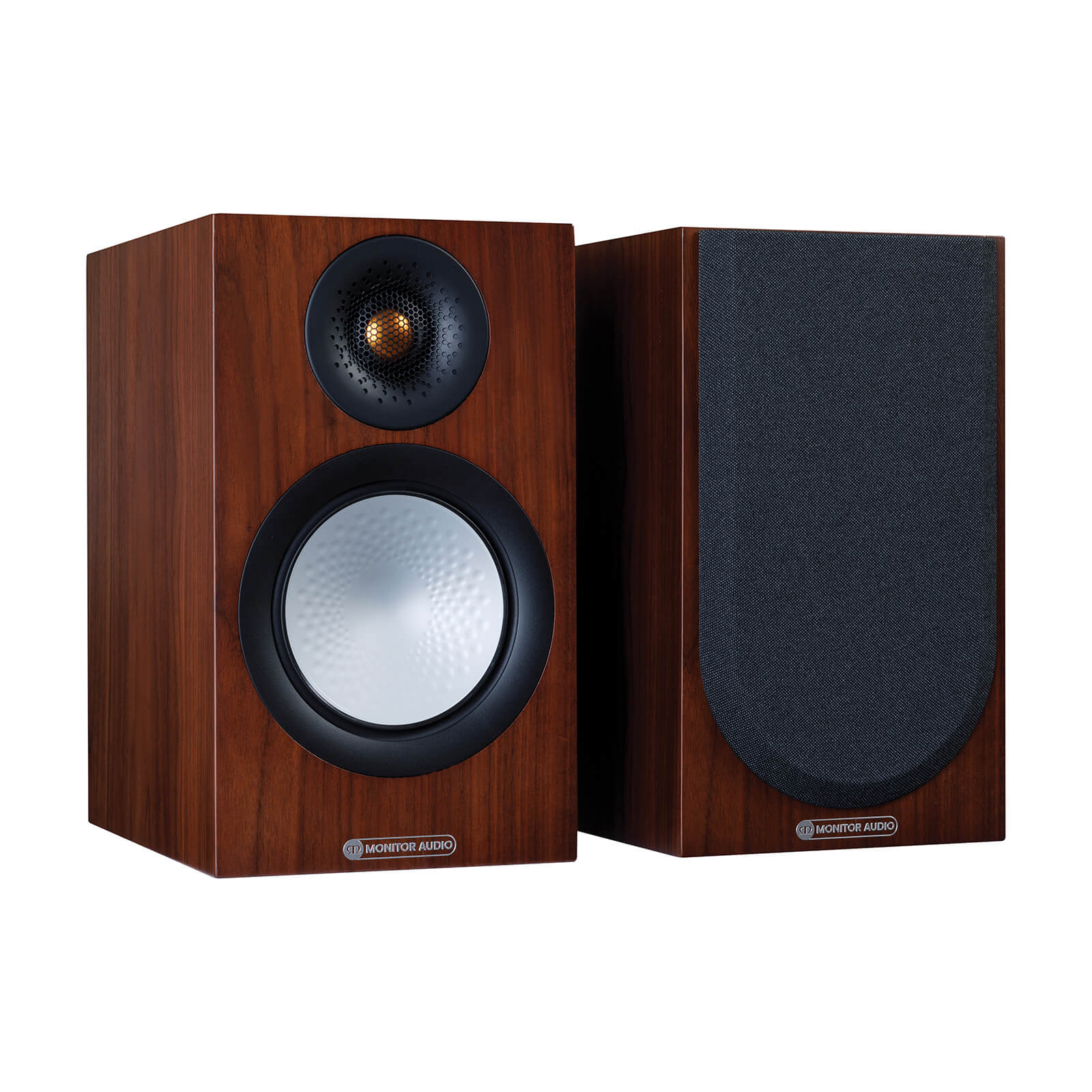 Monitor Audio Silver 50 7G | Bocinas de Repisa 2 Vías con C‑CAM y Acabado Premium | Sonido Detallado con Estilo | JMI Audio