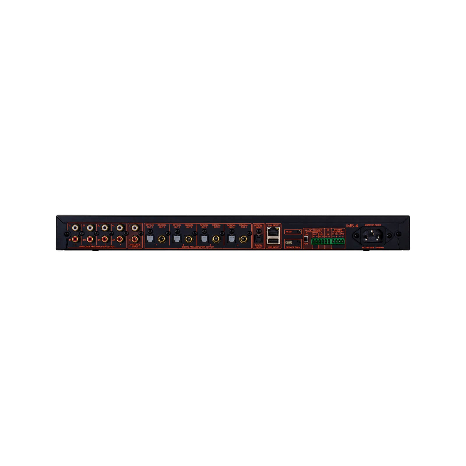 Monitor Audio IMS-4 | Streamer de música multizona | Audio HiFi distribuido para hasta 4 zonas | JMI Audio