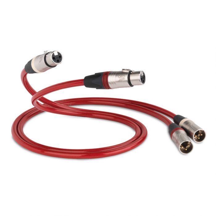 QED Reference Analogue XLR 40 | Par de interconexiones XLR balanceadas | Más transparencia, mejor rechazo de ruido y una conexión seria para sistemas HiFi de alto nivel
