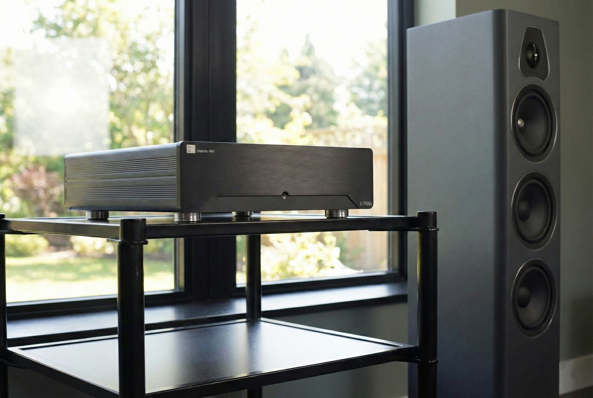 🔊 Distrito HiFi S-700i | Amplificador de potencia estéreo Clase D con módulos ICEpower (350W/8Ω, 700W/4Ω) | JMI Audio